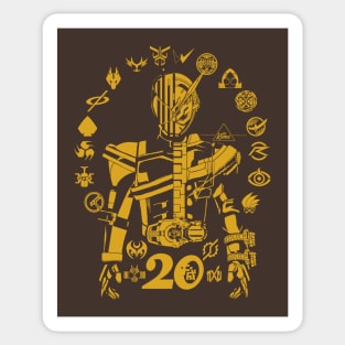 Decade Zio 20th Heisei Generations Sticker